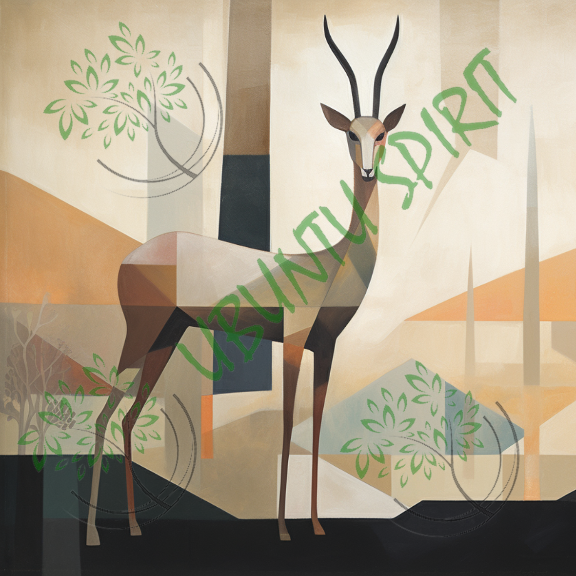 Bauhaus Style Buck Coasters
