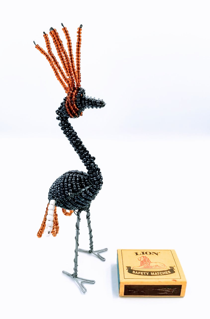 Beaded Crested Crane