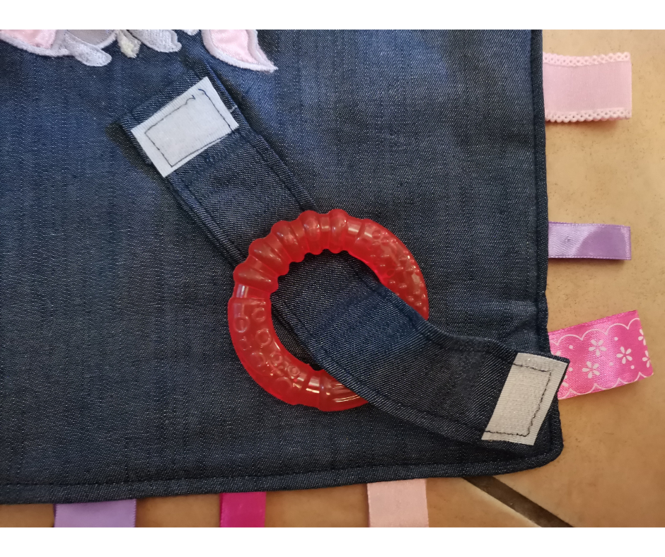 White Fish - Baby Security & Teething Blankie