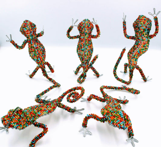 Vibrant Beaded Lizards