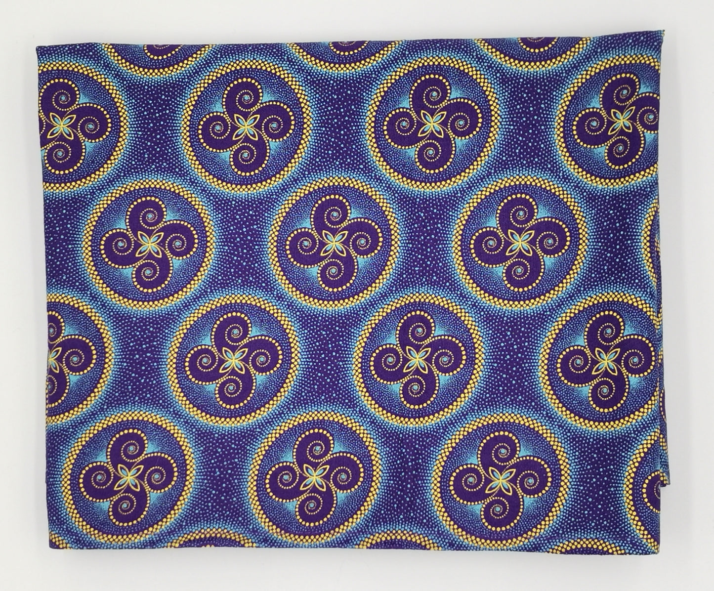 Table Runner - Shweshwe Purple Twirl