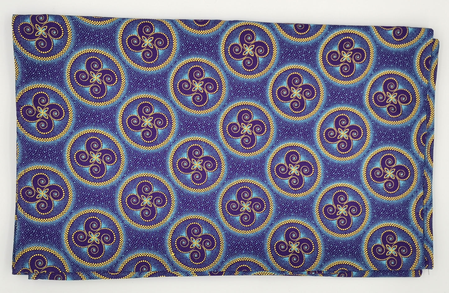 Table Runner - Shweshwe Purple Twirl