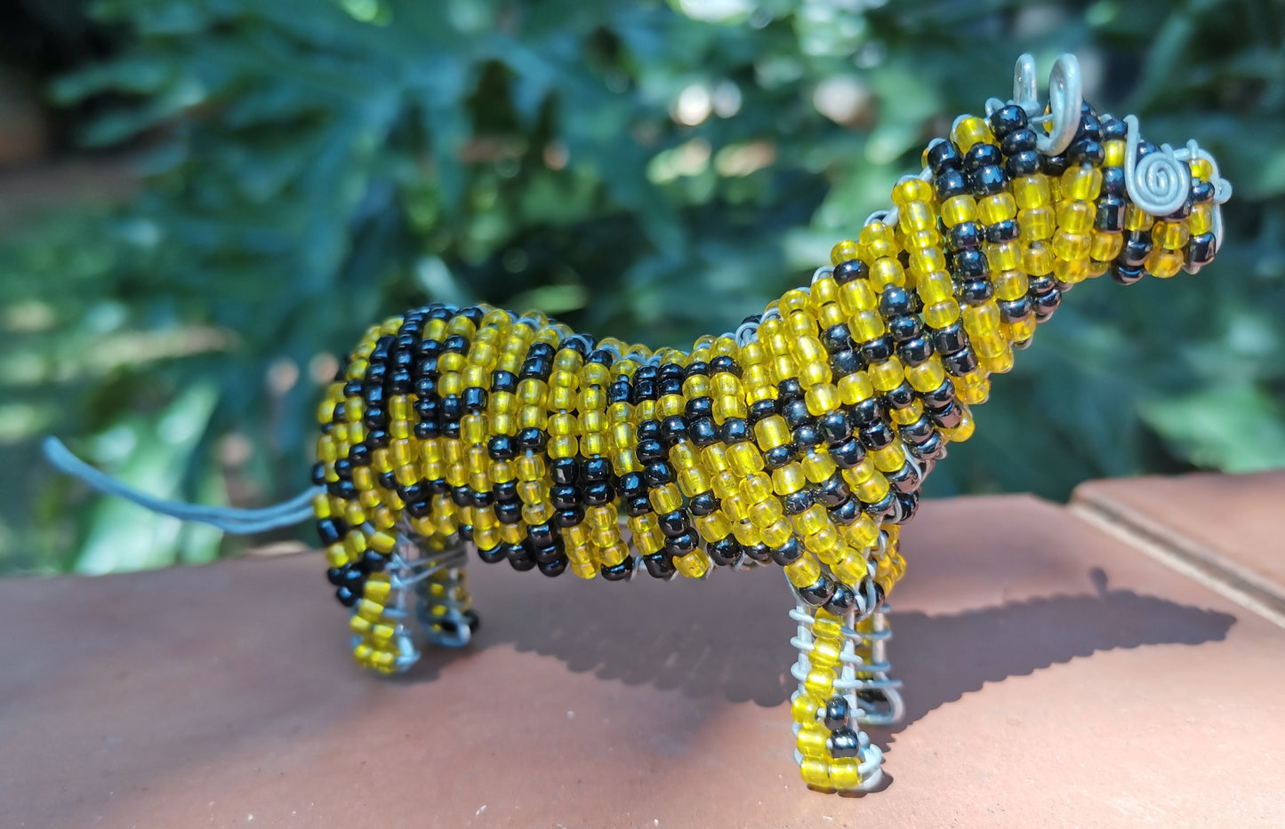 Beaded Wire Leopard