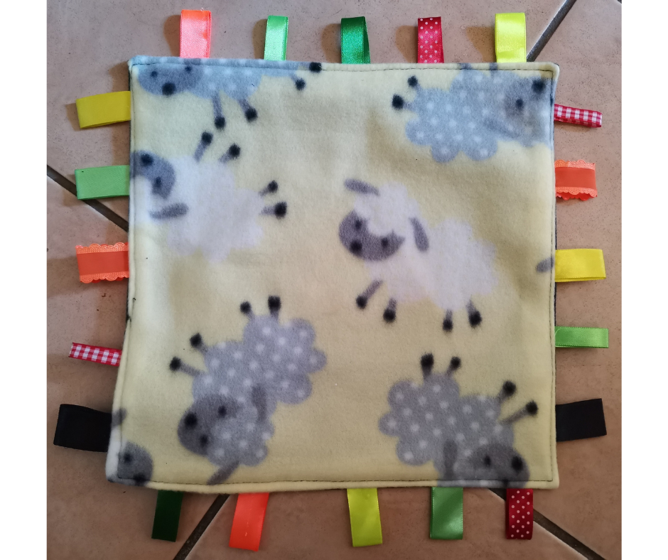 Orange Fish - Baby Security & Teething Blankie