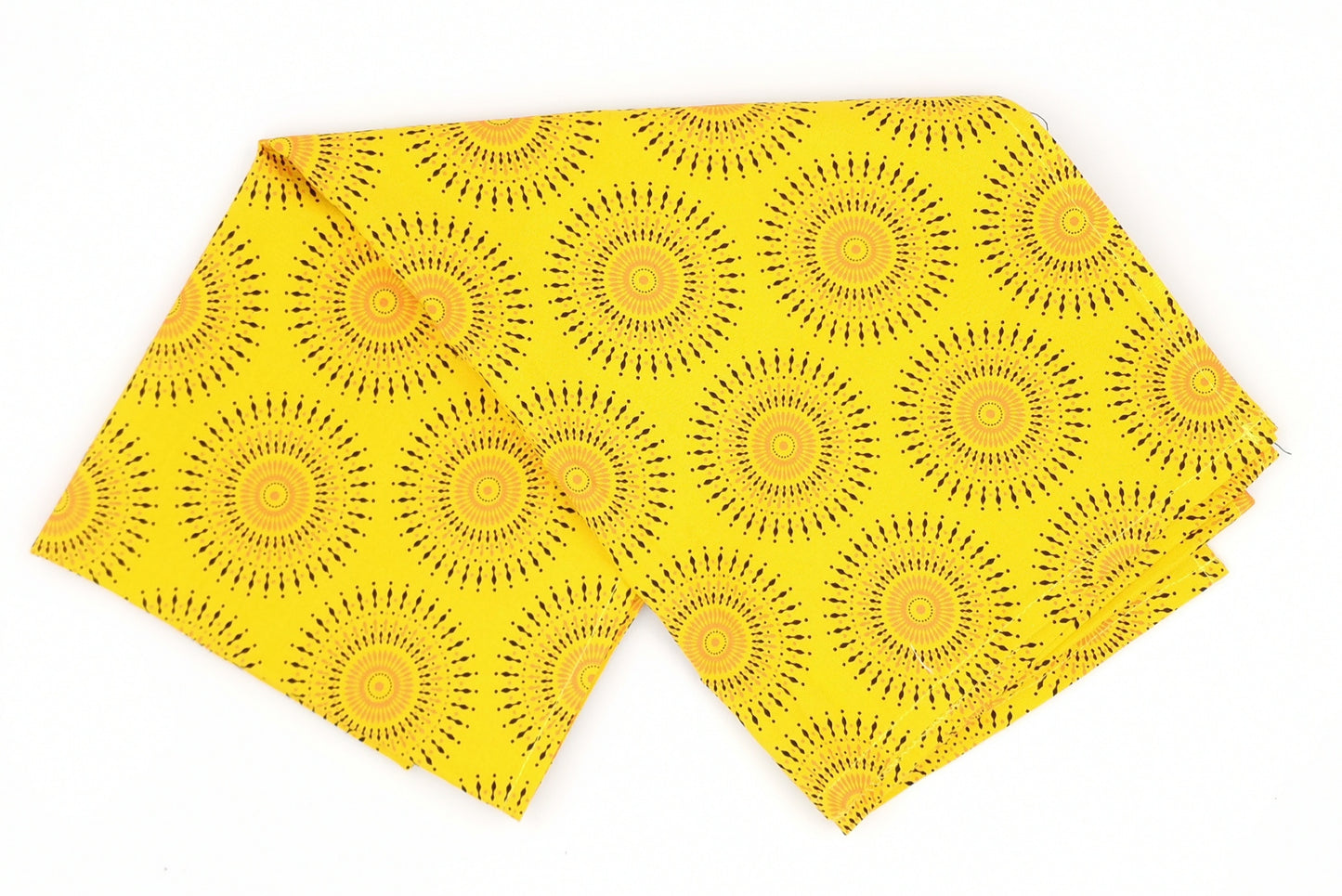 Table Runner - Shweshwe Bright Yellow Sun