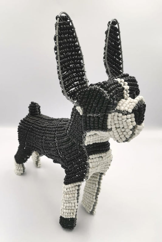 Beaded Wire Boston Terrier