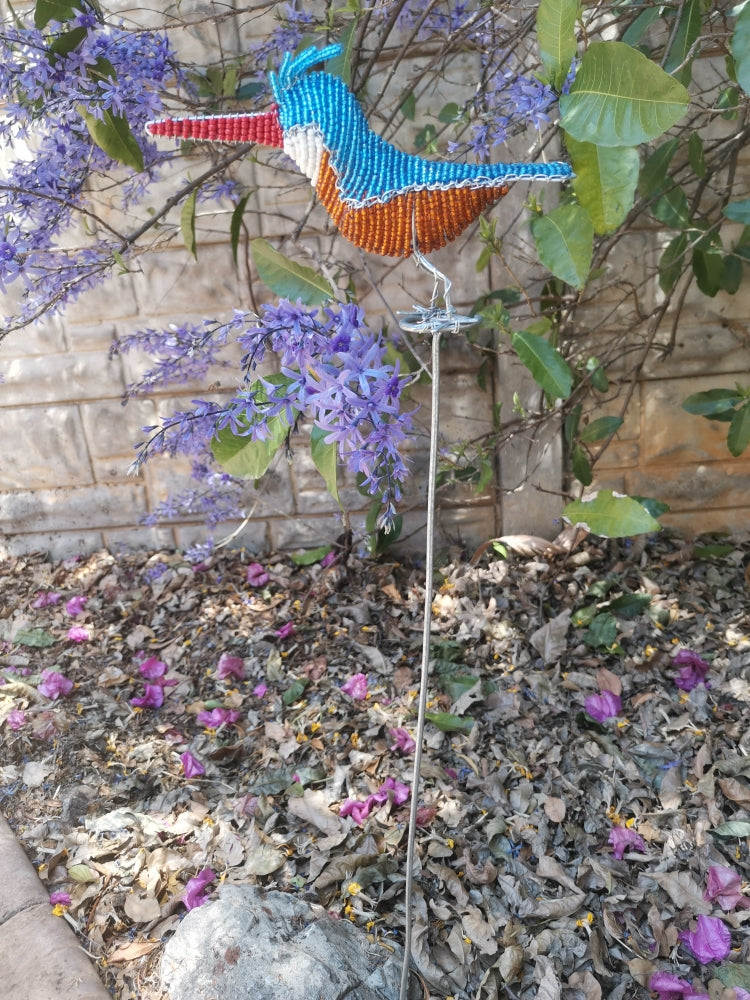 Beaded Garden Kingfisher