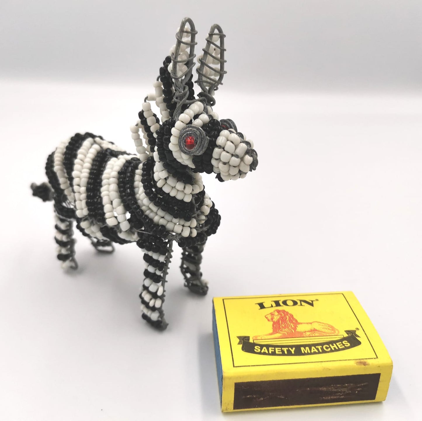 Beaded Wire Zebra