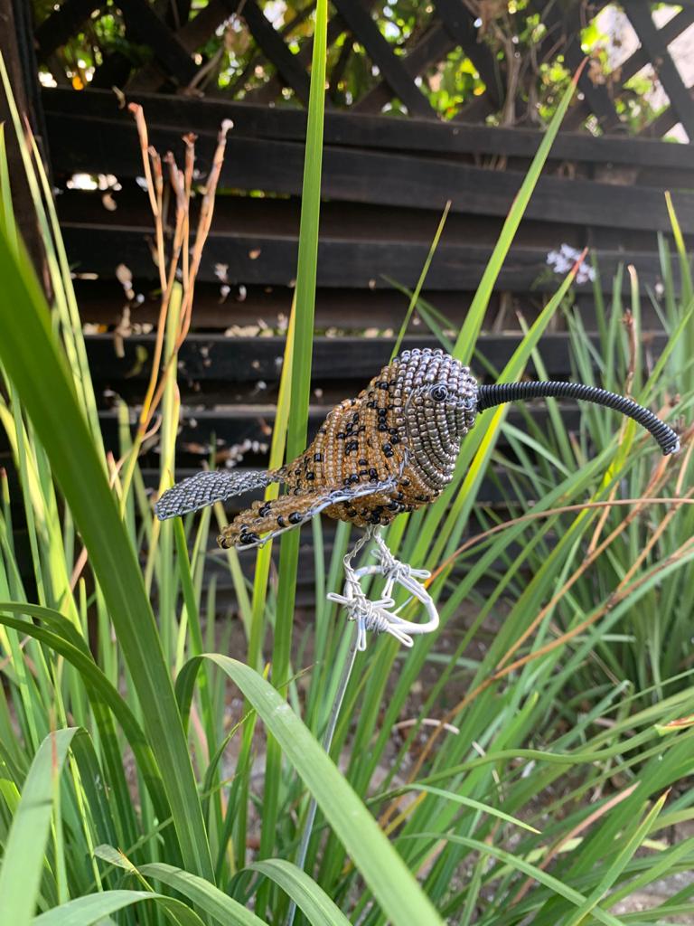 Beaded Garden Hummingbird