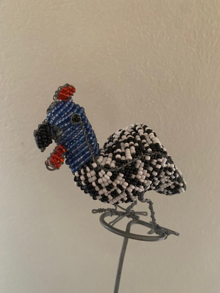 Beaded Garden Guinea Fowl