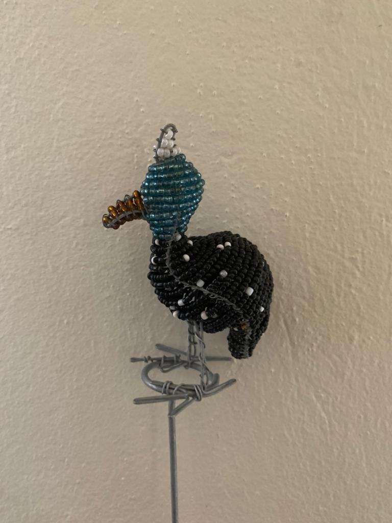 Beaded Garden Guinea Fowl