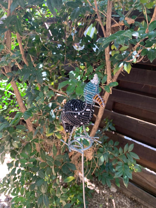Beaded Garden Guinea Fowl