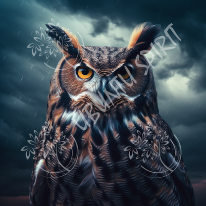 Great Horned Owl Coasters