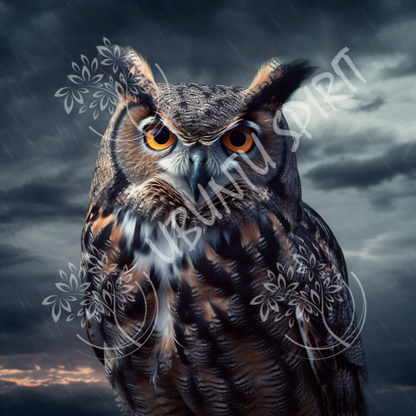 Great Horned Owl Coasters