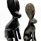 Hand Carved Wooden Bunny - Black