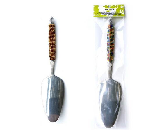 Cake Lift with African Handle Beading