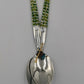 Beaded Metal Salad Servers