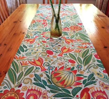 Table Runner - Floral & Protea