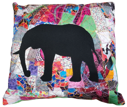 Handmade Elephant Cushion