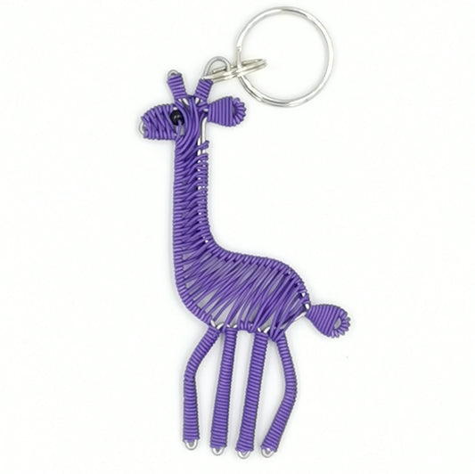 Giraffe Scooby Wire Keyring
