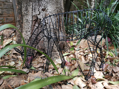3D Wire Deer Outdoor Sculpture