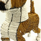 Beaded Brindle & White Bull Terrier