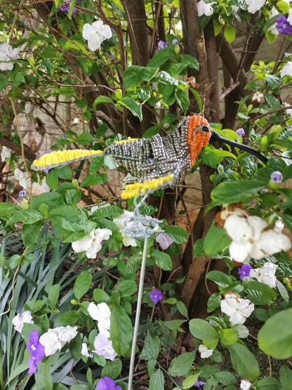 Beaded Garden Hummingbird