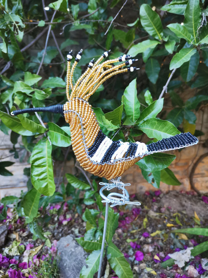 Beaded Garden Golden Hoopoe