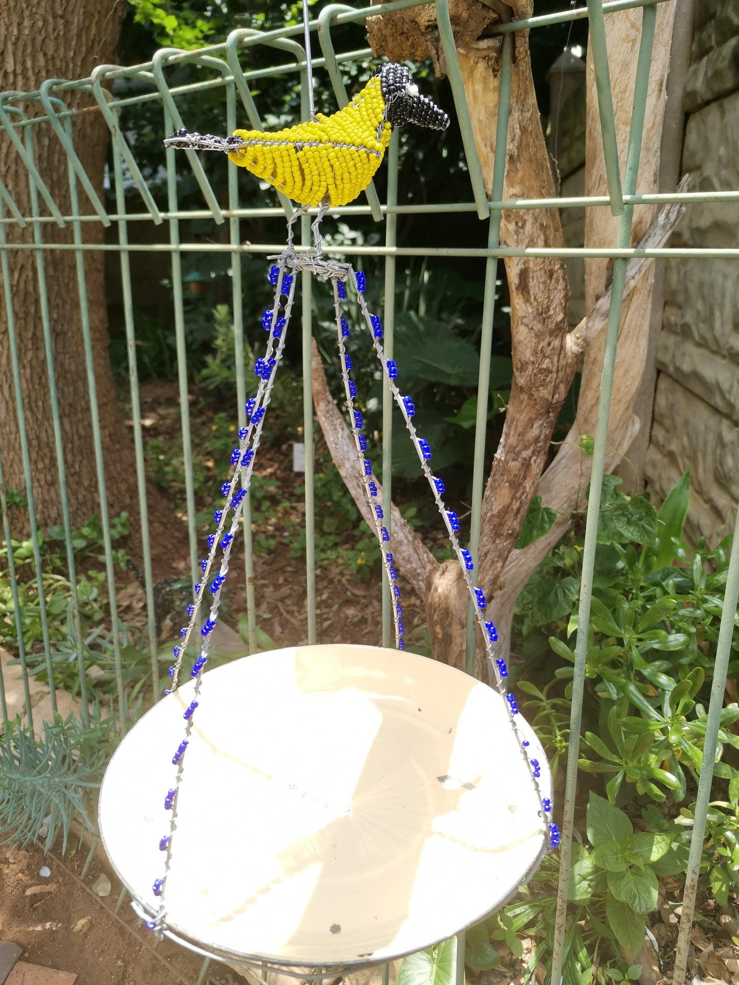 Beaded Bird Feeder