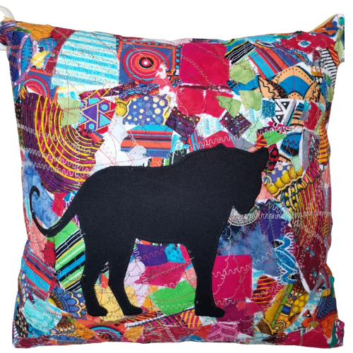 Handmade Leopard Cushion