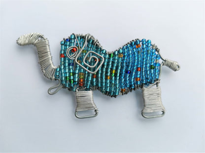 African Beaded Elephant Fridge Magnet