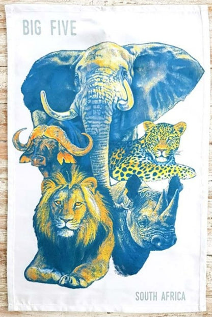 Tea Towels - Blue Big 5