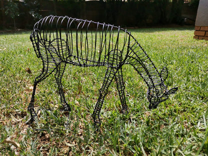 3D Wire Deer Outdoor Sculpture