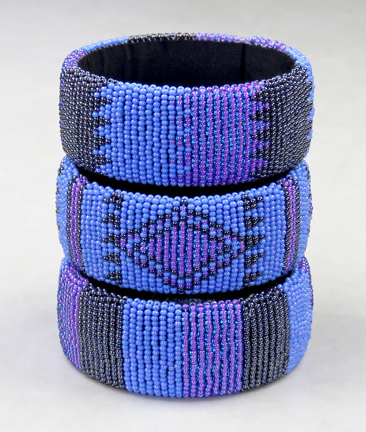 Wide Beaded Bangles