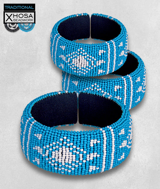 Wide Beaded Bangles