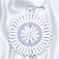 African Beaded Christmas Snowflake Tree Decorations