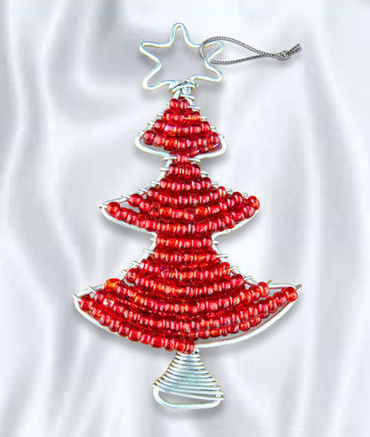 African Beaded Christmas Tree Decorations