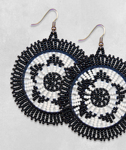 Large Xhosa Beaded Earrings