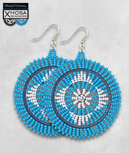 Large Xhosa Beaded Earrings