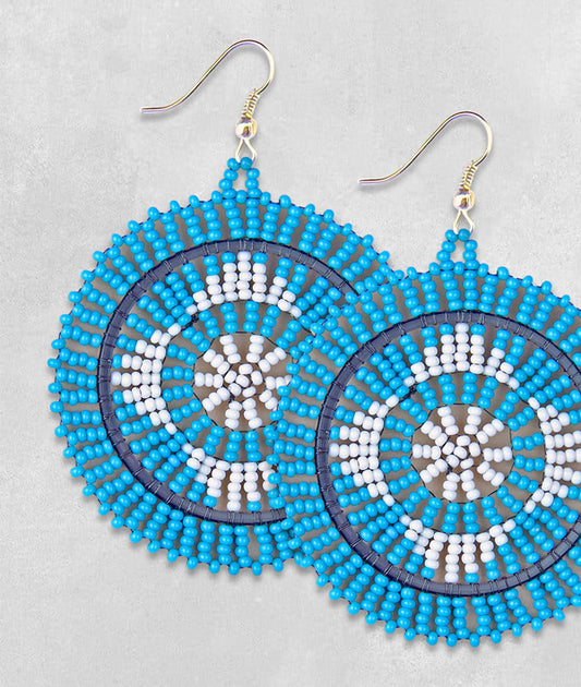 Large Xhosa Beaded Earrings