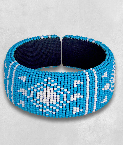 Wide Beaded Bangles