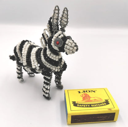 Beaded Wire Zebra