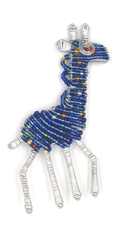 African Beaded Giraffe Fridge Magnet