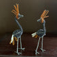 Beaded Crested Crane