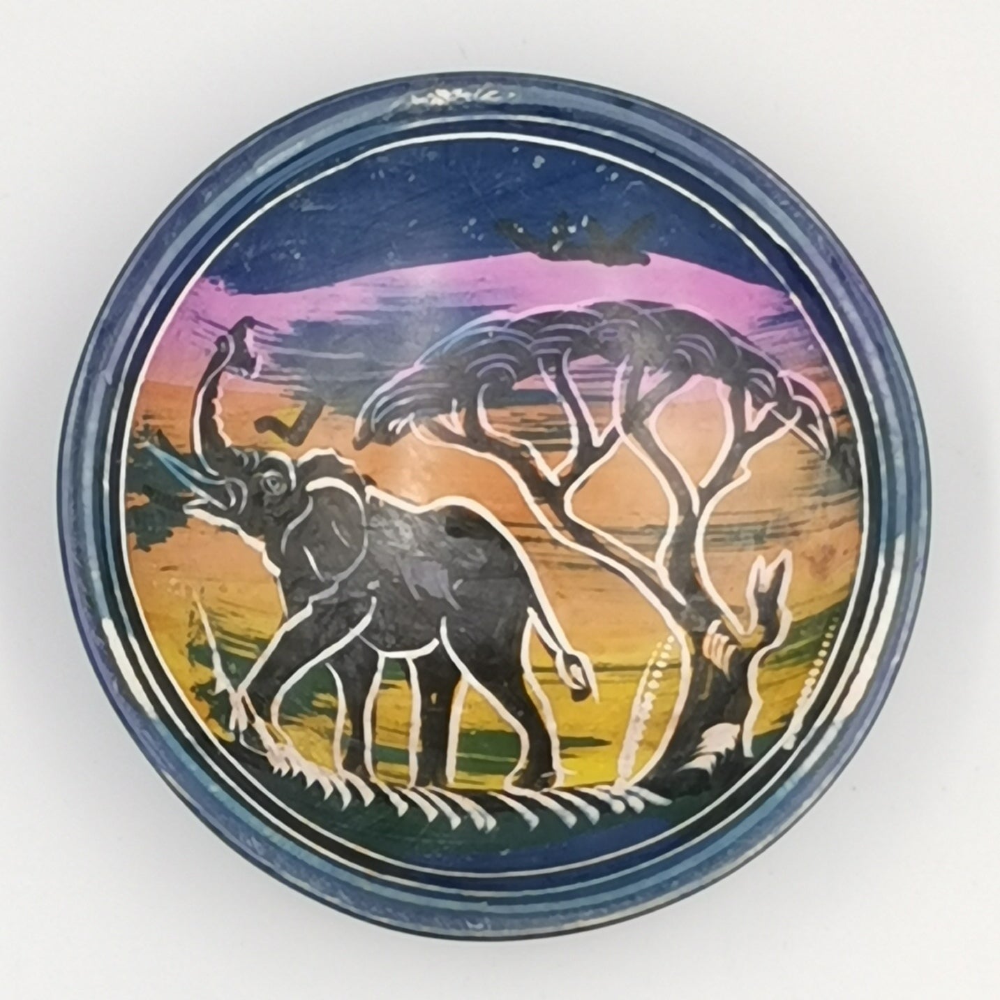 Elephant Soapstone Bowl - Small