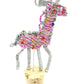 African Beaded Giraffe Wine Stopper