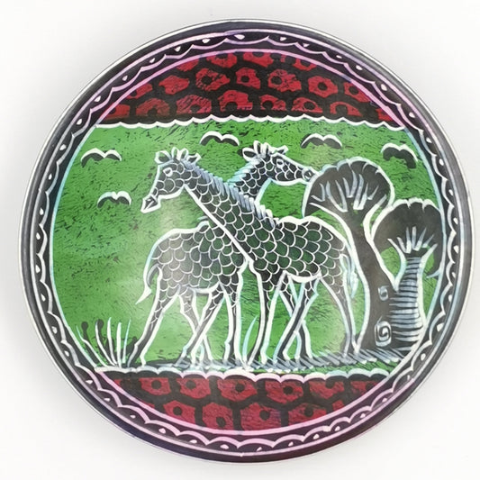Giraffe Soapstone Bowl - Medium