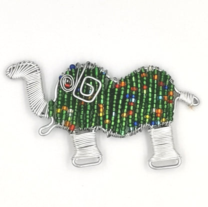 African Beaded Elephant Fridge Magnet