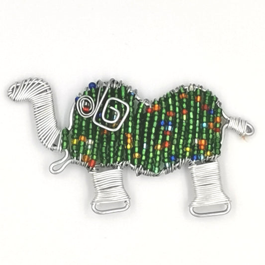 African Beaded Elephant Fridge Magnet