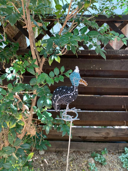 Beaded Garden Guinea Fowl